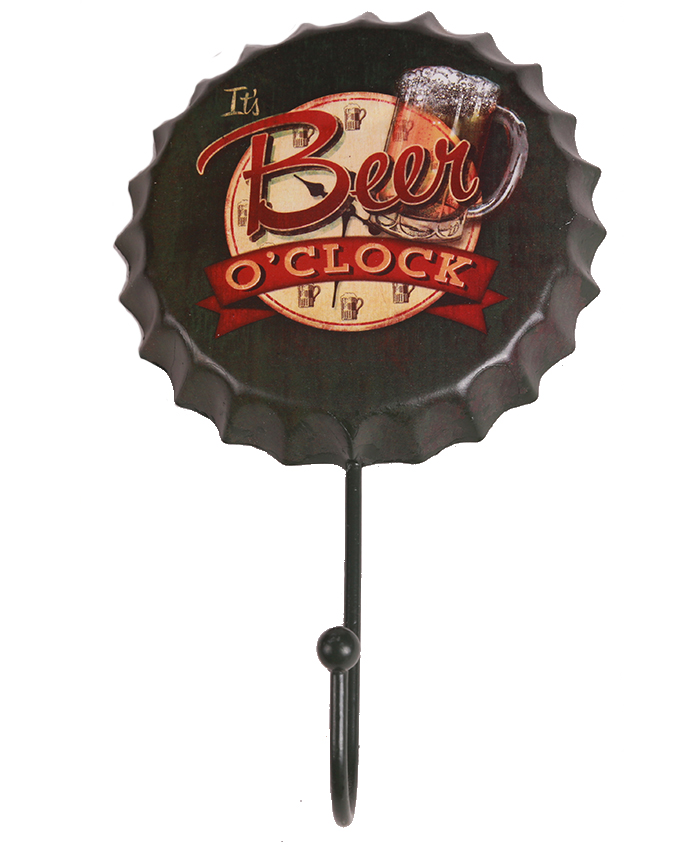 Its Beer O'Clock wall hook